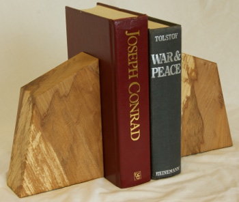 Bookends made from Pembrokeshire Beech