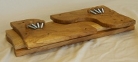 Book rack made from Radnorshire Beech - Unassembled