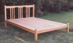 Double bed made from Cherry