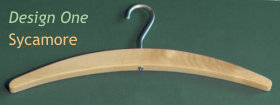 Coat Hanger Design 1 (Sycamore)