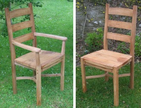 Oak dining chair