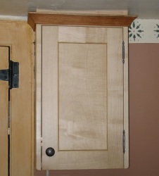 Small sycamore cupboard